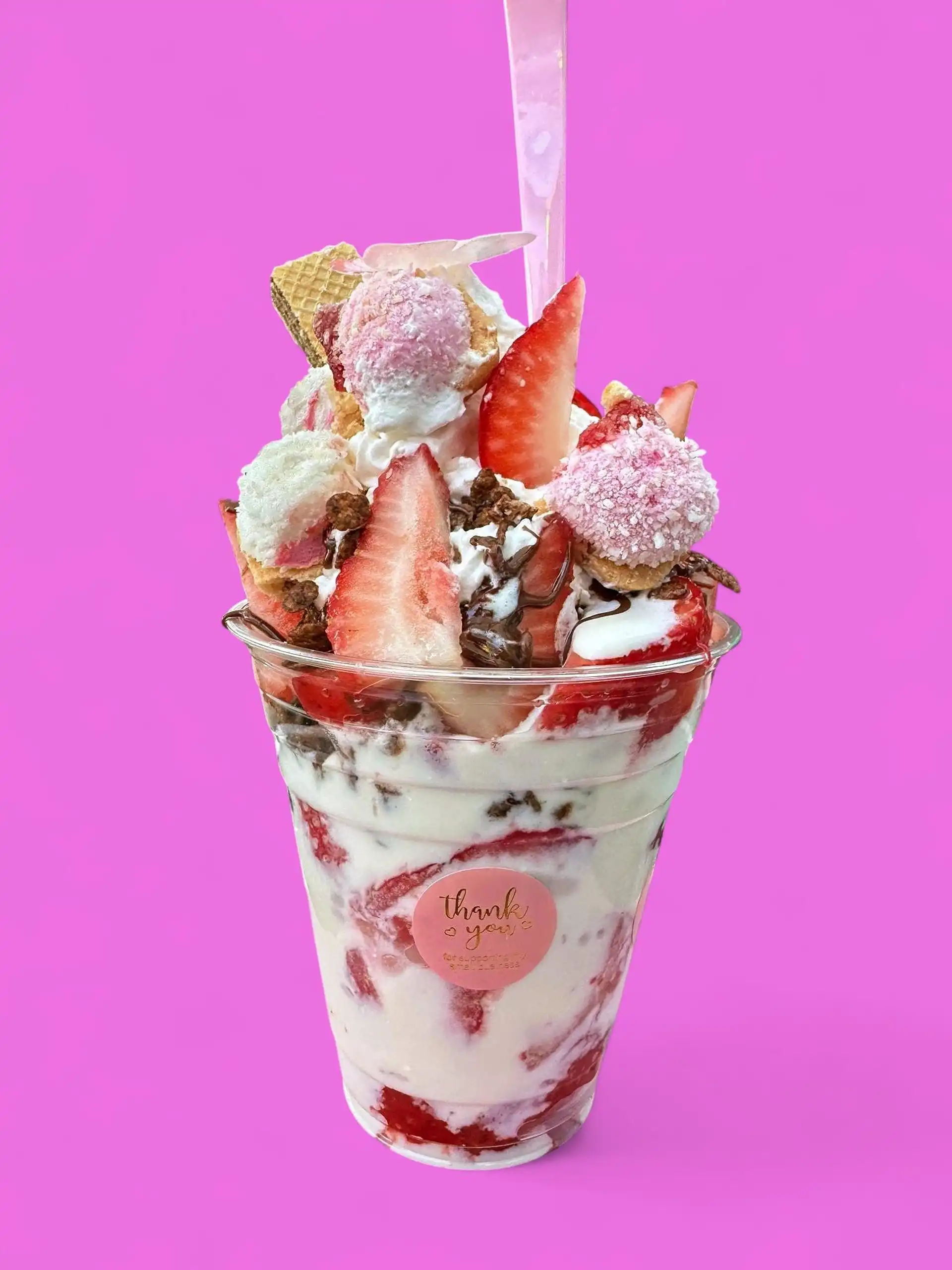 Build Your Own Fresas con Crema